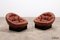 Lounge Set in Cognac Color by Illum Wikkelsø for Ryesberg Møbler, 1970, Set of 2, Image 13