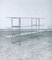 Postmodern Slender Glass & Metal Wall Shelf, 1980s, Image 17