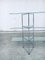 Mensola da parete snella postmoderna in vetro e metallo, anni '80, Immagine 13