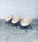 Mid-Century Modern Design Egg Basket Korbstühle, Italien, 1950er, 3er Set 17