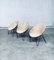 Mid-Century Modern Design Egg Basket Wicker Chairs, Italy, 1950s, Set of 3, Image 17