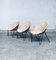 Mid-Century Modern Design Egg Basket Wicker Chairs, Italy, 1950s, Set of 3, Image 28