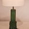 Table Lamp in Green Ceramic and Brass by Jordi Vilanova, 1970s, Image 6