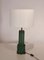 Table Lamp in Green Ceramic and Brass by Jordi Vilanova, 1970s 12