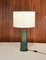 Table Lamp in Green Ceramic and Brass by Jordi Vilanova, 1970s, Image 3