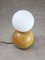 Vintage Italian Wooden and Opaline Table Lamp 5