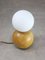 Vintage Italian Wooden and Opaline Table Lamp, Image 5