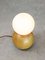 Vintage Italian Wooden and Opaline Table Lamp, Image 3