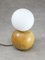 Vintage Italian Wooden and Opaline Table Lamp, Image 2