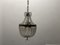 Lámpara colgante pequeña con cuentas de cristal, años 40, Imagen 6