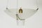 Modernist Glass Pendant Light by Hans Bergström, 1950s 6