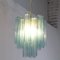 Blue Murano Glass Suspension Tronchi Chandelier, Italy, 1990s, Image 7