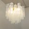 Suspension Lamp in Clear Murano Glass, Italy, 1990s 5