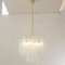 Suspension Lamp in Clear Murano Glass, Italy, 1990s 3
