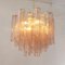 Italian Chandelier in Murano Pink Glass, 1990s, Image 7