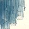 Italienische Hängelampe aus blauem Muranoglas, 1990er 12
