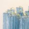 Italienische Hängelampe aus blauem Muranoglas, 1990er 9