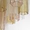 Lámpara de araña Tronchi italiana de cristal de Murano, años 90, Imagen 11