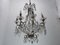 Vintage Crystal Beaded Chandelier, 1940s, Image 4