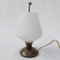 Lampe de Bureau Vintage avec Abat-Jour en Verre Blanc, 1950s 6
