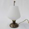 Vintage Desk Lamp with White Glass Shade, 1950s, Image 6