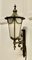 Wrought Iron and Opaque Wall Lantern, 1930s 1