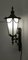 Wrought Iron and Opaque Wall Lantern, 1930s 4