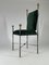 Stuhl aus Eisen & Messing im Stil von Maison Jansens, 1960er 2