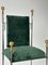 Stuhl aus Eisen & Messing im Stil von Maison Jansens, 1960er 8