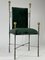Stuhl aus Eisen & Messing im Stil von Maison Jansens, 1960er 7