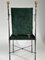 Stuhl aus Eisen & Messing im Stil von Maison Jansens, 1960er 3