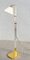 Brass & Acrylic Glass Adjustable Floor Lamp, 1970s, Image 1