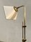 Brass & Acrylic Glass Adjustable Floor Lamp, 1970s, Image 8
