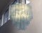 Murano Blue Glass Tronchi Chandelier, 1980s 5