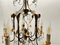 Florentine Gold Gilded Murano Glass Chandelier, 1960s 7