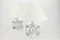 Würfelförmige Tischlampen aus Kristallglas von Royal Leerdam, 1970er, 2er Set 5