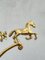 Victorian Style Brass Free Standing Coat Rack with Horses Decoration, 1960s 7
