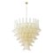 Murano Gold Glass Petal Chandelier, Italy, Image 1