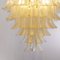 Murano Gold Glass Petal Chandelier, Italy 11