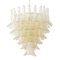 Murano Gold Glass Petal Chandelier, Italy 2