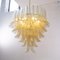 Murano Gold Glass Petal Chandelier, Italy, Image 3