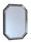 Beveled Wall Mirror with Silver and Black Frame, 1990s, Image 2
