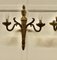 French Neo Classical Brass Wall Lights, 1890s, Set of 2 2