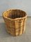 French Rustic Basket in Thick Willow, 1960s 1