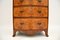 Antique Burr Walnut Chest on Chest of Drawers, 1890s 9