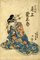 Utagawa Kunisada, The Actor Onoe Eisaburo, Holzschnitt, 1830er Jahre 1