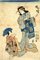 Utagawa Kuniyoshi, actor en el papel de Onnagata, grabado en madera, década de 1850, Imagen 1