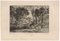 Jean Baptiste Corot, Souvenir de Toscane, Eau-forte, 19e Siècle 1