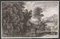 Unknown, Three Romantic Landscapes, Etchings, 19th Century, Set of 3 3