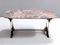 Vintage Beech Coffee Table with Rectangular Marble Breccia Pernice Top, 1960s 5